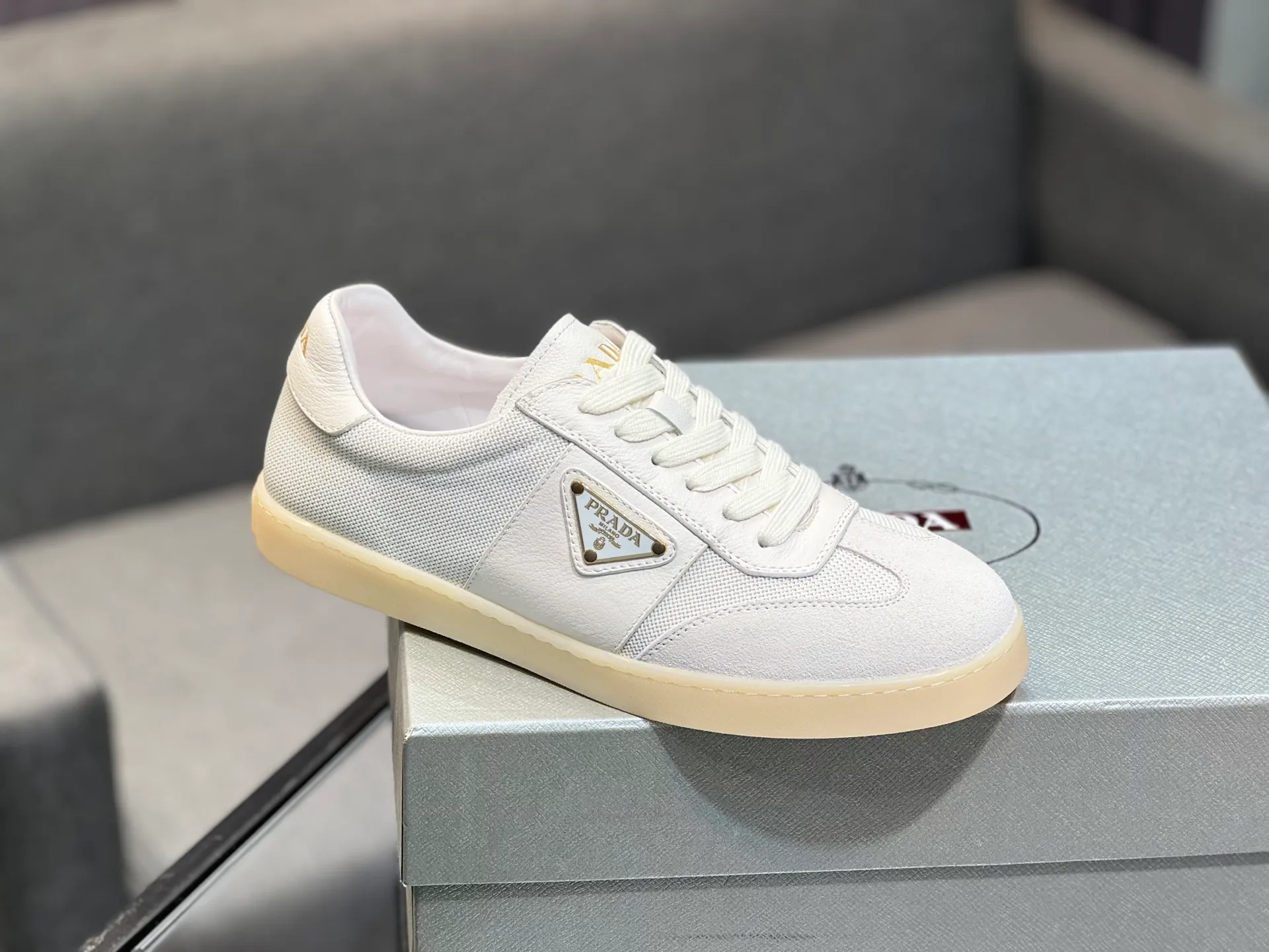 Men's shoes 💰540 [PRADA] Men's shoes are popular in the counter, official website synchronization, 1 high-quality shipment ✔️ Original frosted cowhide + cowhide lining, 1🆚1 replica, original sole, 38-45 (45 customized, non-refundable)